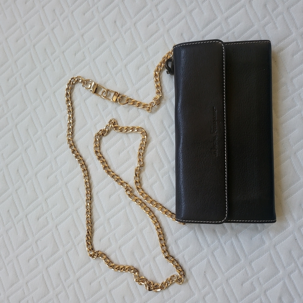 Salvatore Ferragamo Chocolate bi-fold Large Wallet